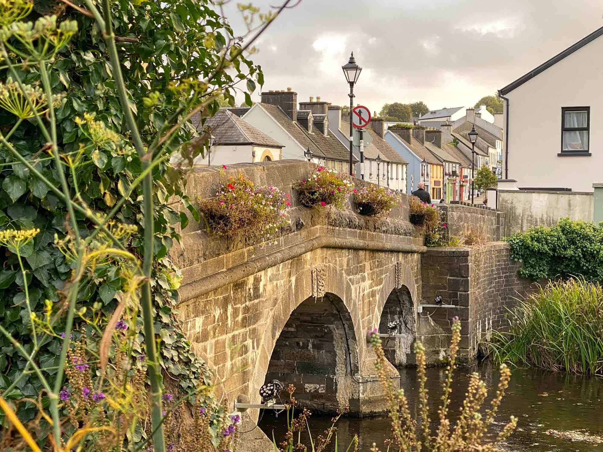 Stone bridge with an arch in Westport