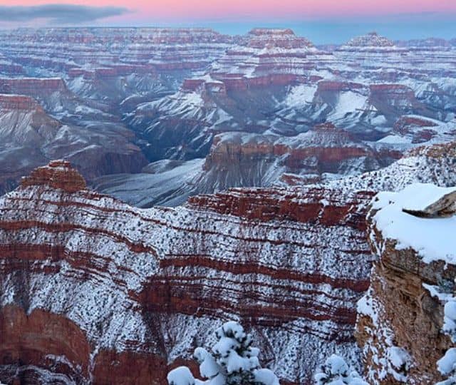 The Grand Canyon in Winter