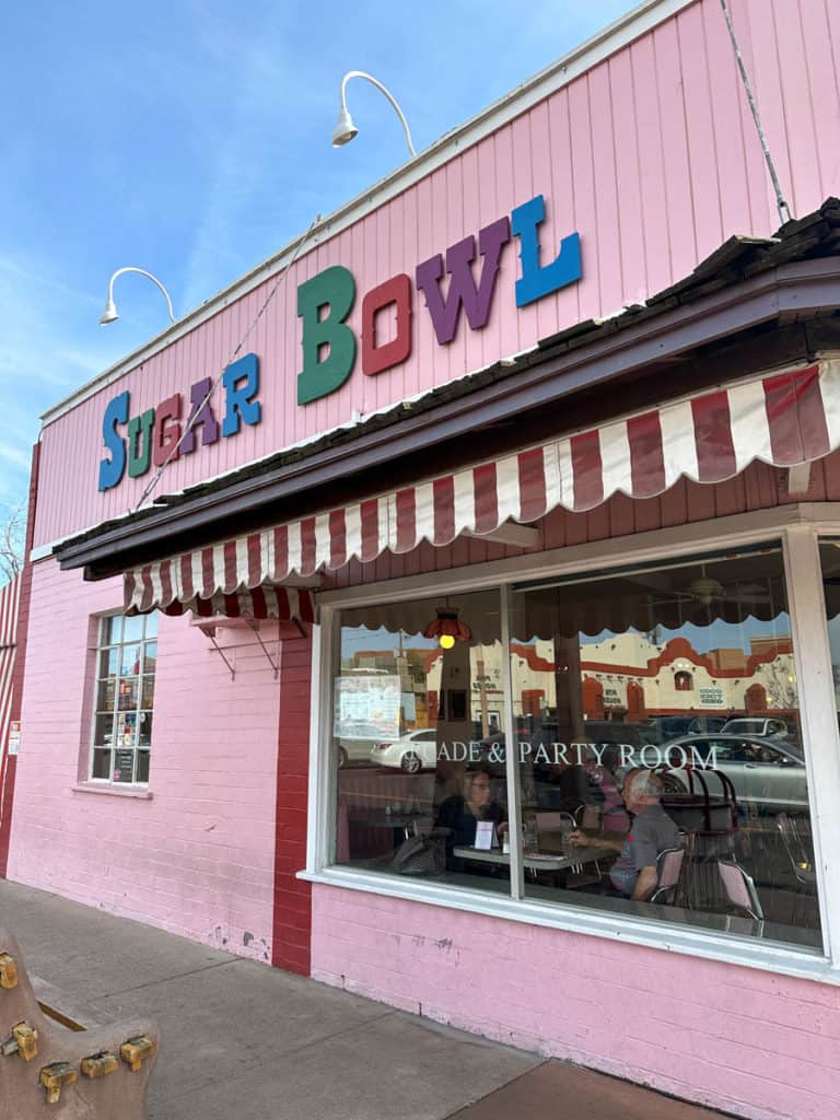 Pink Sugar Bowl building in Scottsdale