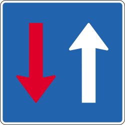 Iceland road sign - you have right of way