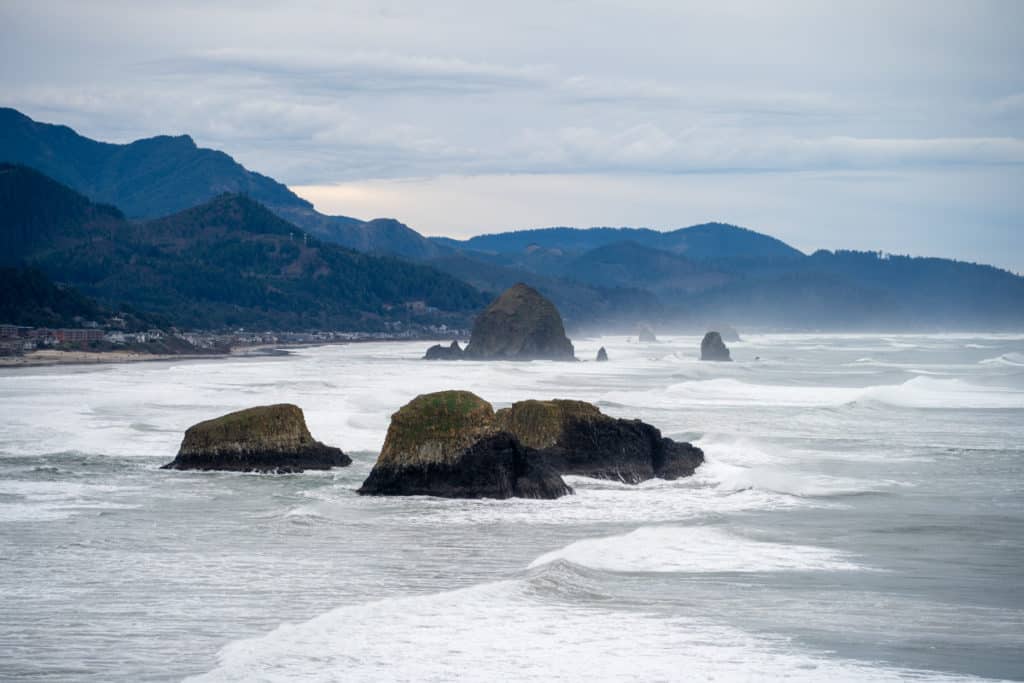 Ecola State Park beach views