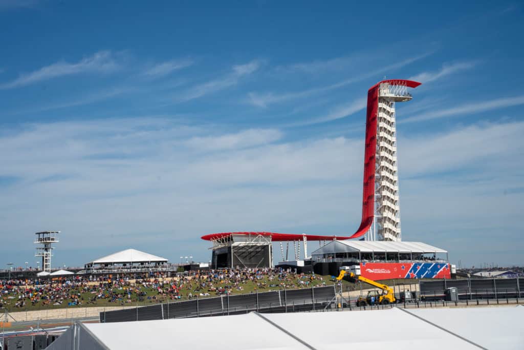 Observation tower at COTA