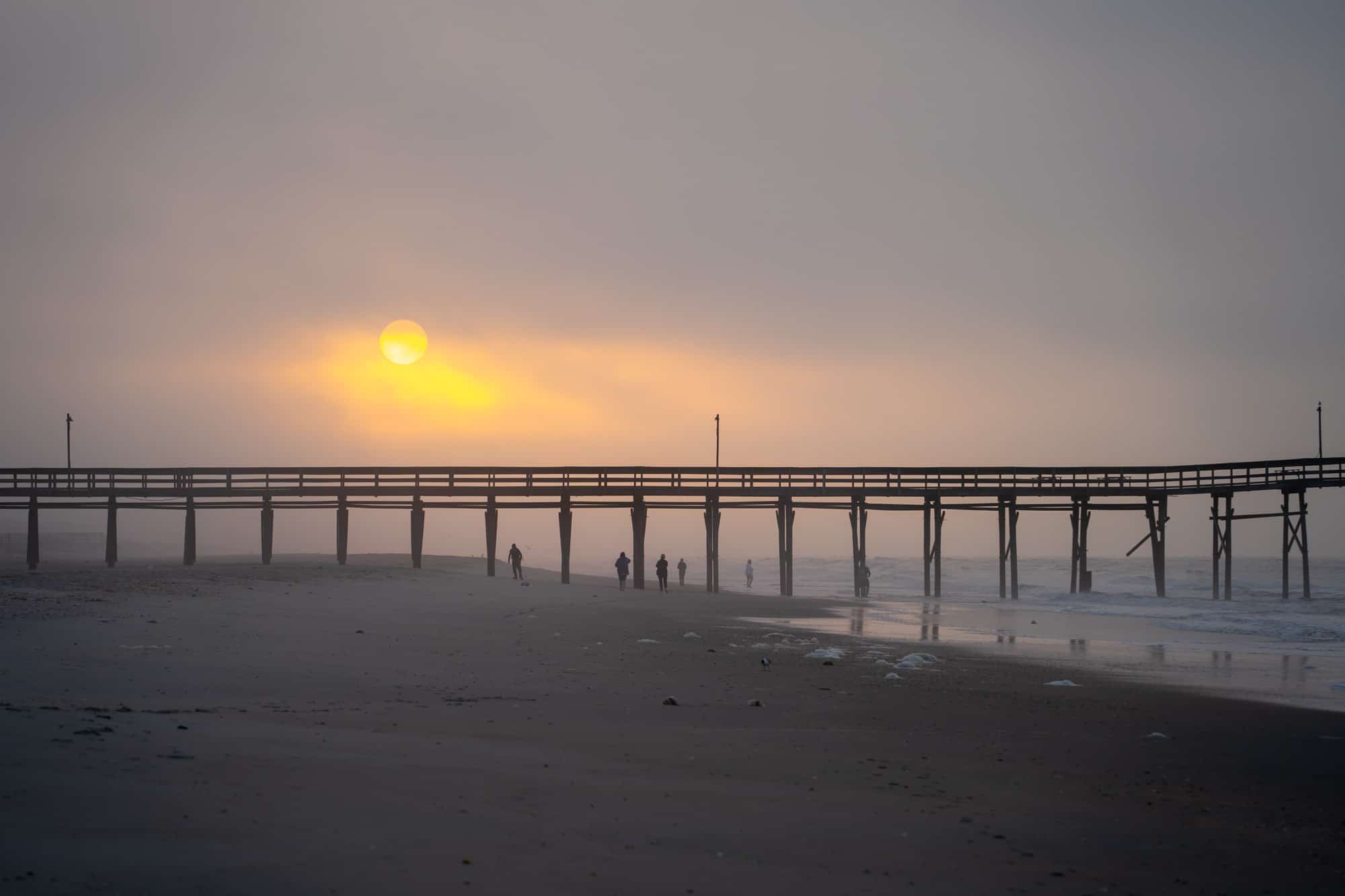 Ocean Isle Beach sunrise at the pier