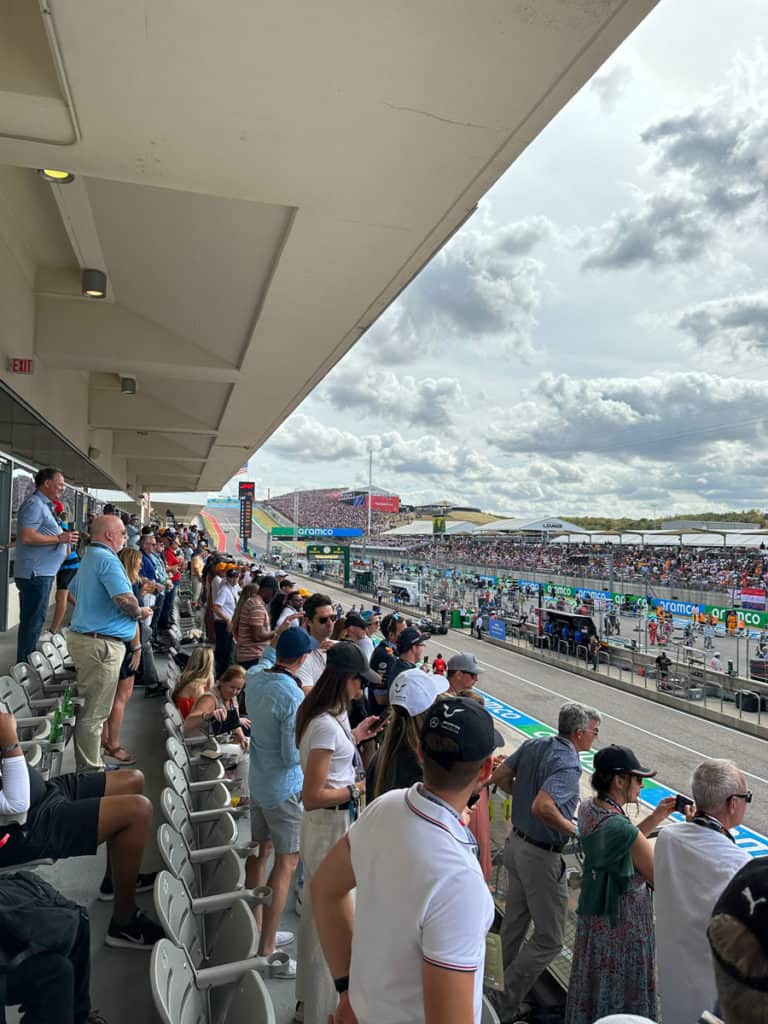 Paddock Club views at F1 USGP