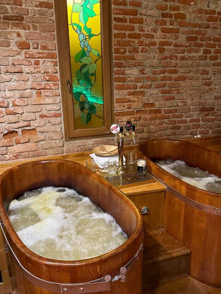 Beer spa in Prague