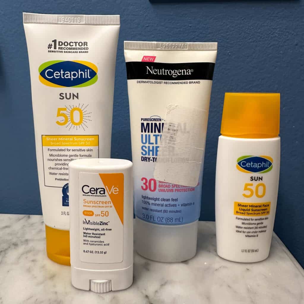 Sunscreen options