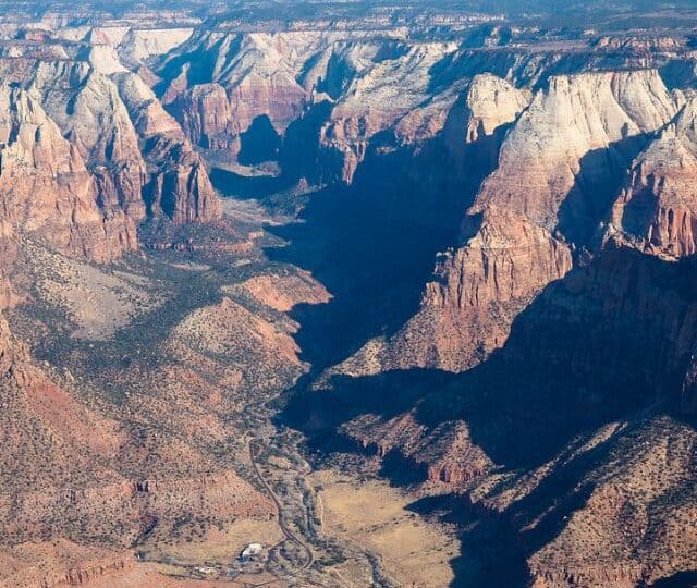 Zion National Park In Winter