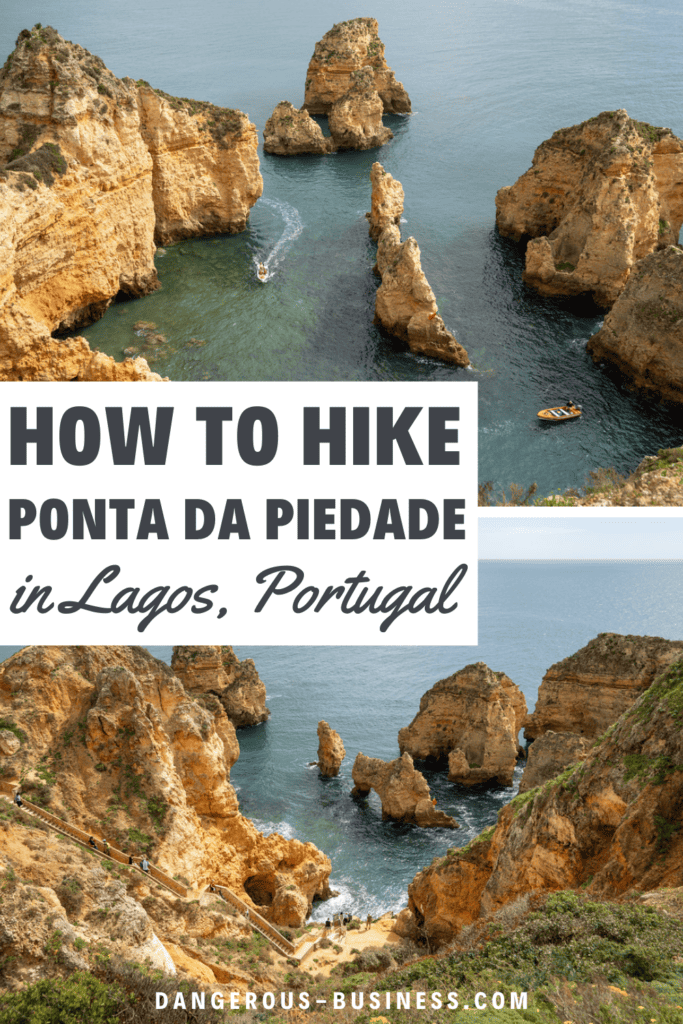 How to hike ti Ponta da Piedade from Lagos, Portugal