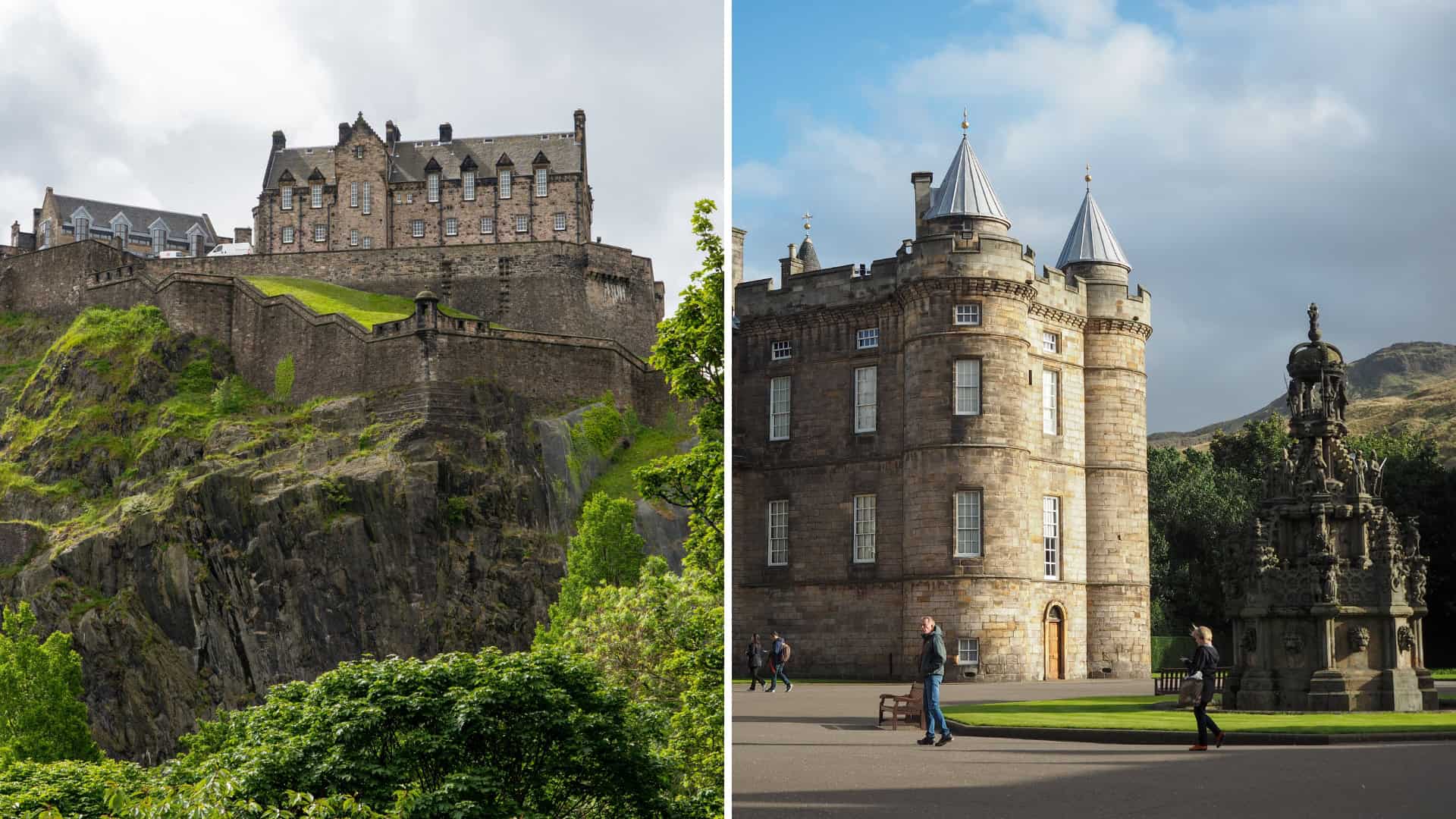 Edinburgh Castle vs Palace of Holyroodhouse